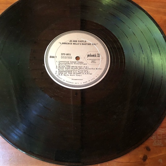 Lawrence Welks Ragtime Gall Jo Ann Castle LP Record Album - Picture 6 of 8